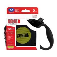 Kong Reflect Retractable Leash Black I022572b