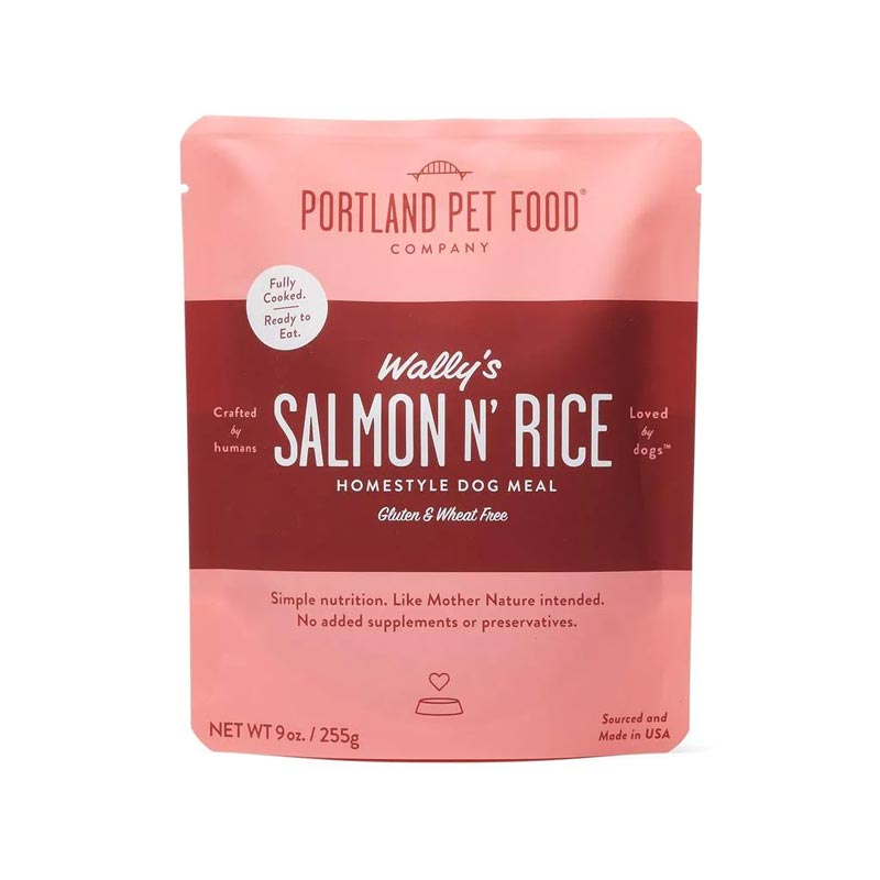 Portland Pet Food Wally's Salmon N' Rice 9oz. Meal Pouch I023152