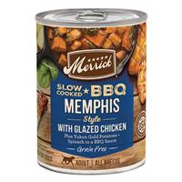 Merrick Slow-Cooked BBQ Memphis Style with Glazed Chicken Grain free 12.7 oz. I023185