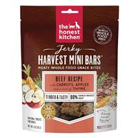Honest Kitchen Jerky Harvest Mini Bars Beef Recipe with Carrots &amp; Apples 4 oz. I023268