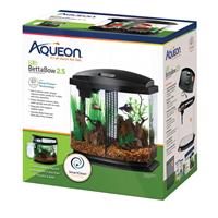 Aqueon LED BettaBow Desktop Aquarium Kit Black 2.5 Gallon I023498