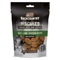 Merrick Backcountry Biscuits Freeze-Dried Raw-Coated Real Lamb + Venison Recipe 10 oz. I023612