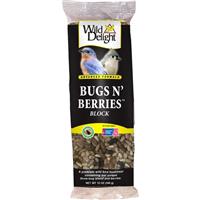 Wild Delight Bugs N&#39; Berries Wild Bird Food Block 12 oz