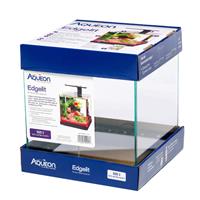 Aqueon Edgelit Rimless Cube Glass Aquarium Size 3 I023686