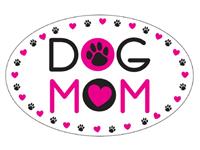 Dog Speak Dog Mom Oval Shaped Magnet I023834