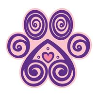 Dog Speak Paw Heart Decal I023851