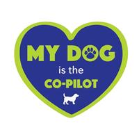 Dog Speak My Dog Is My Copilot Decal I023855
