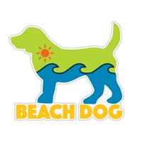 Dog Speak Beach Dog Decal I023869