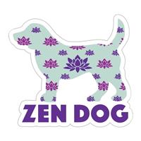 Dog Speak Zen Dog Decal I023878