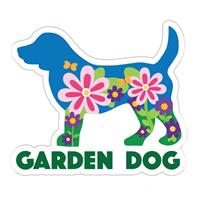 Dog Speak Garden Dog Decal I023880