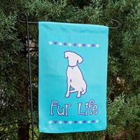 Dog Speak Fur Life Garden Flag  I023900