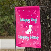 Dog Speak Happy Dog Happy Home Garden Flag  I023901