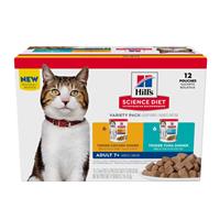 Hill&#39;s Science Diet Adult Tender Dinner Pouch Variety Pack 2.8 oz. I023920b