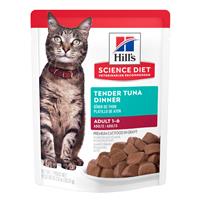 Hill Science Diet Adult Tender Tuna Dinner Cat Food 2.8 oz. I023923