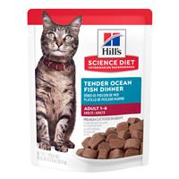 Hill&#39;s Science Diet Adult Tender Ocean Fish Dinner Cat Food 2.8 oz. I023924
