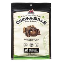 RedBarn Chew-A-Bulls Horned Toad Dog Treats I024002b