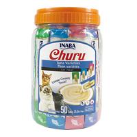 Inaba Churu Puree Cat Treats Tuna Variety Pack  50ct I024153