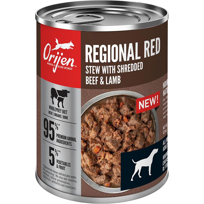 ORIJEN Regional Red Stew with Shredded Beef &amp; Lamb 12.8 oz. I024181