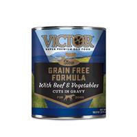 VICTOR Grain Free Formula Beef and Vegetables Stew Cuts in Gravy for Dogs 13.2 oz. I024280