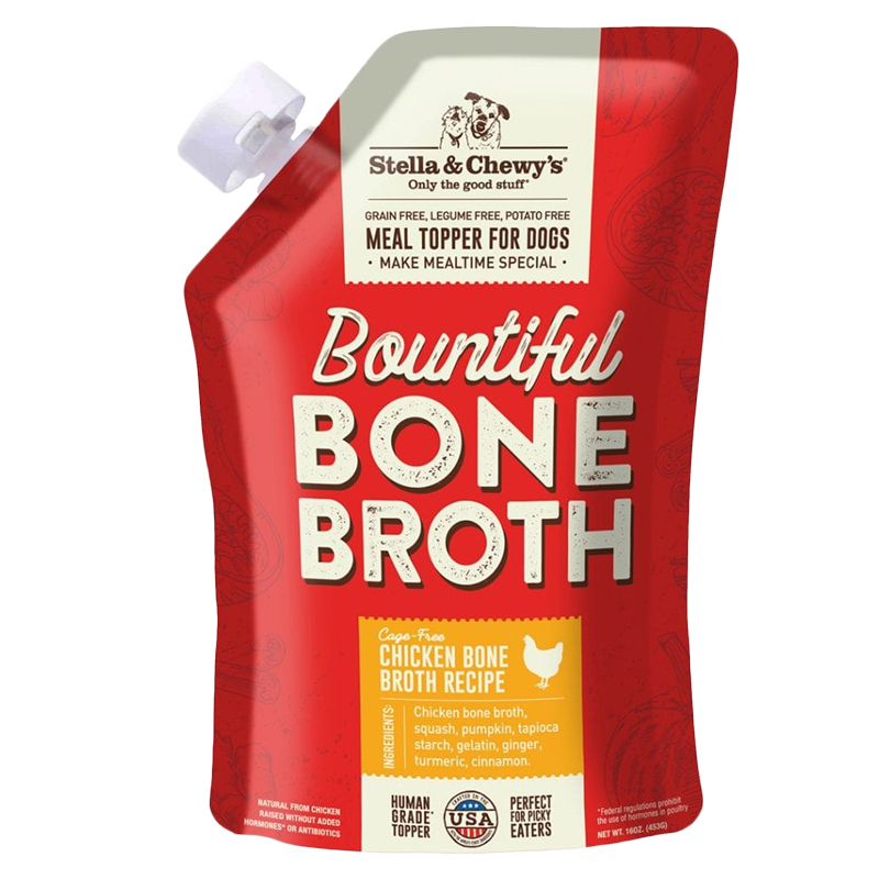 Stella &amp; Chewy&#39;s Bountiful Bone Broth Cage-free Chicken Recipe 16 oz. I024331