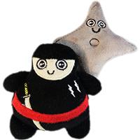 Mad Cat Ninja Throwing Star Cat Toy 2 pack