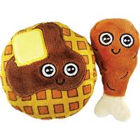 Mad Cat Chicken and Waffles Cat Toy 2 pack