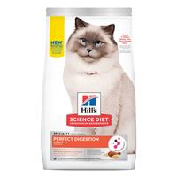 Hill&#39;s Science Diet Cat Adult 7+ Perfect Digestion Chicken, Barley, and Whole Oats Recipe I024575b