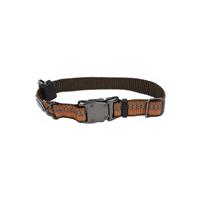 Coastal K9 Explorer Campfire Orange Reflective Adjustable Dog Collar 5/8&quot; X 10&quot;-14&quot; I024643
