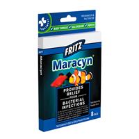 Fritz Maracyn Antibacterial Aquarium Medication Powder 8 Count I024661