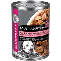 Eukanuba Adult Mixed Grill Chicken &amp; Beef Dinner in Gravy Canned Dog Food 12.5 oz