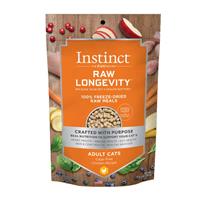 Instinct Raw Longevity 100% Freeze-Dried Raw Meals Adult Cats Cage-Free Chicken Recipe  I024900b
