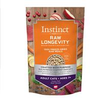 Instinct Raw Longevity 100% Freeze-Dried Raw Meals Adult Cats 7+ Grass-Fed Beef Recipe I024904
