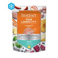 Instinct Raw Longevity Frozen Bites For Puppy Cage-Free Chicken Recipe 7 oz. I024905