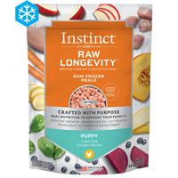 Instinct Raw Longevity Frozen Bites For Puppy Cage-Free Chicken Recipe 4 lbs. I024906