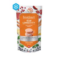 Instinct Raw Longevity Frozen Patties Grass-Fed Beef Recipe 6 lbs. I024910