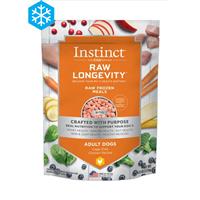 Instinct Raw Longevity Frozen Bites For Adult Dogs Cage-Free Chicken Recipe 4 lbs. I024911