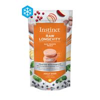 Instinct Raw Longevity Frozen Patties for Adult Dogs Cage-Free Chicken Recipe 6 lbs. I024912