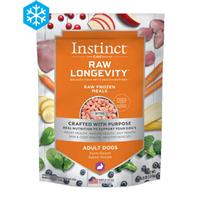 Instinct Raw Longevity Frozen Bites For Adult Dogs Farm-Raised Rabbit Recipe 4 lbs. I024915