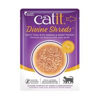 Catit Divine Shreds Tuna with Shirasu and Sweet Potato 2.6 oz. I024961