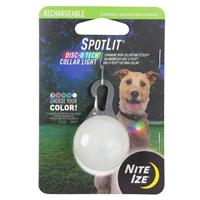 Nite Ize SpotLit™ Rechargeable LED Disco-O Collar Light- Small I025103