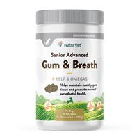NaturVet Senior Advance Gum &amp; Breath Soft Chew 45ct I025506