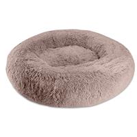 Arlee Pet Round Shaggy Bed Charcoal I025804b