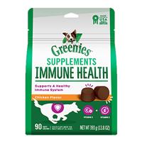 GREENIES Supplements Immune Health Chicken Flavor Soft Chews 90 ct. I025891