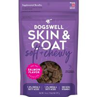 Dogswell Skin &amp; Coat Soft &amp; Chewy Treats Salmon Flavor 14 oz. I026154