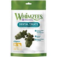 Whimzees Alligator Dental Dog Treats Medium 12ct I026160