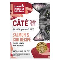 The Honest Kitchen Cate Grain Free Salmon &amp; Cod Recipe for Cats 5.5 oz. I026186