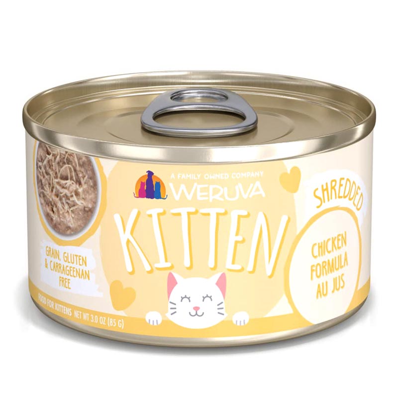 WERUVA Kitten Shredded Chicken Formula Au Jus 3 oz. I026261