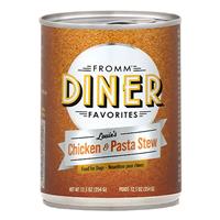 Fromm Diner Favorites Louies Chicken and Pasta Stew Canned Dog Food 12 oz.