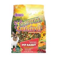 Brown&#39;s Tropical Carnival Gourmet Pet Rabbit Food 10 lbs I026615