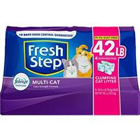 Fresh Step Multi-Cat Litter with Febreze 42 lbs.   I026638